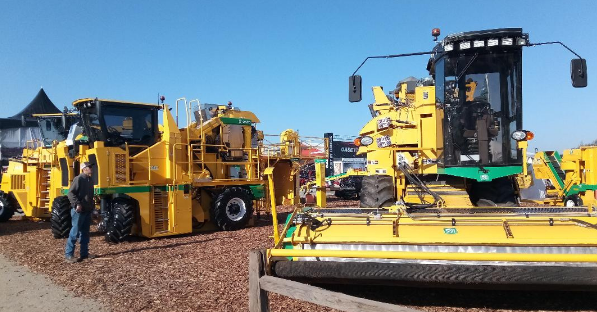 Ag producers in the tens of thousands come to the World Ag Expo to see the latest farm equipment and technology.  Photo:  Steve Newvine 