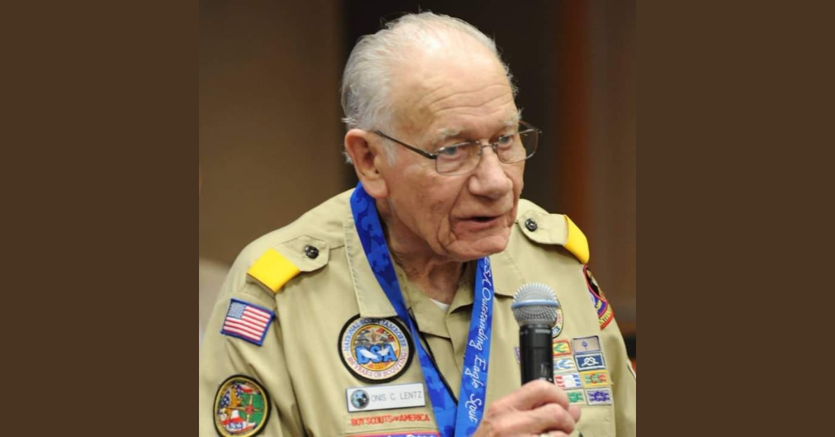  Local scout leader Onis Lentz passed away in early 2022.  He served in practically every volunteer role of the Boy Scouts, including a stint on the Executive Council of the Yosemite Council.  Photo: Judith Alvardo, Rio de Oro District.  