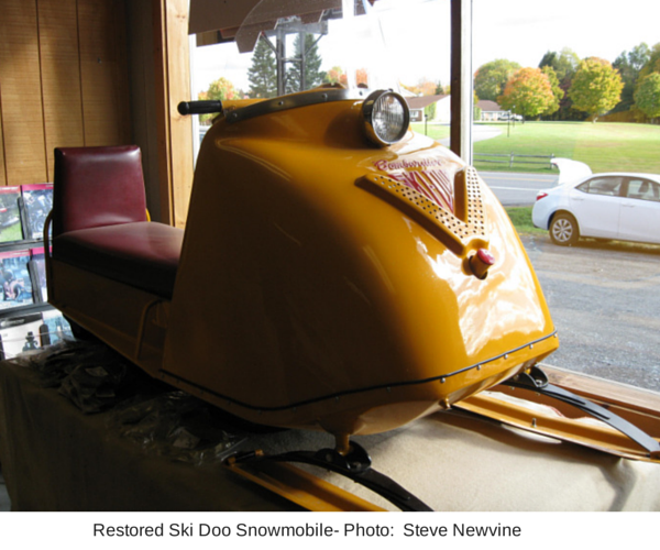 A Snowmobile’s Restoration Restores Memories