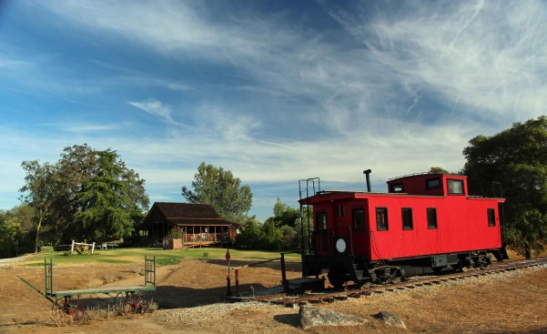 Miller House and Caboose - PHOTO BY ADAM BLAUERT