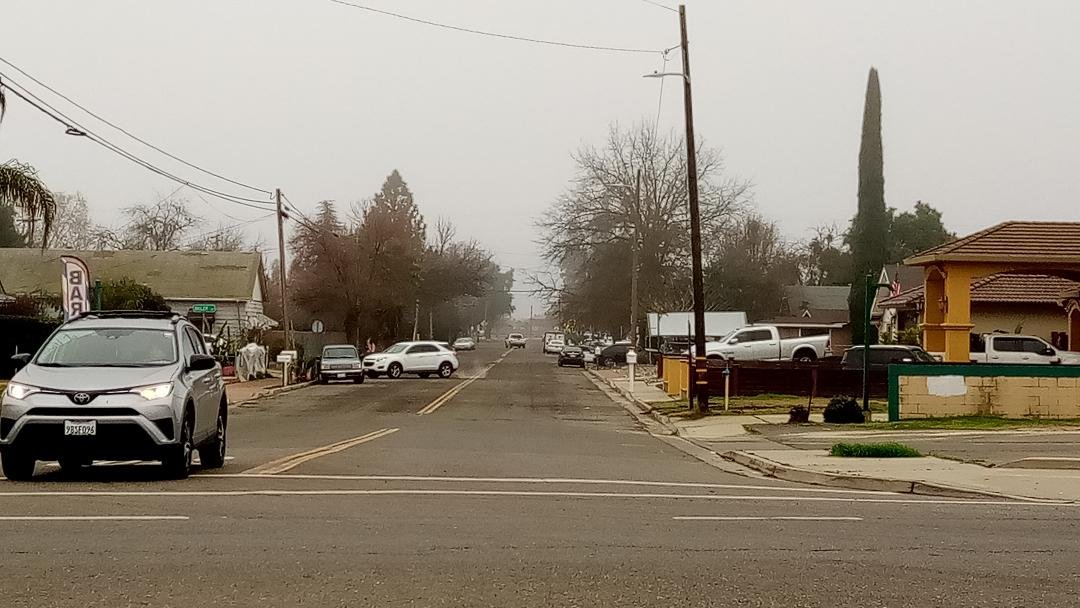  The community of Planada in Merced County one year after the entire town was flooded by January 2023 rains.  Photo:  Steve Newvine 