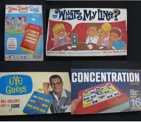  Some of the home versions of TV game shows 