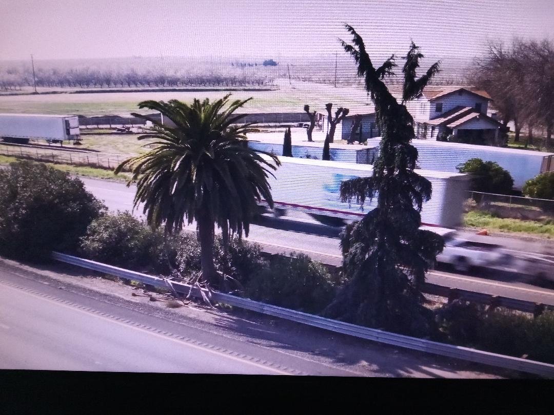  the palm and the pine south of the City of Madera on Highway 99.  Photo: KCRA Sacramento 