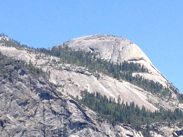 Stars in the sky over Yosemite